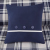 Navy Blue & White Plaid Reversible Comforter Set AND Matching Sheet Set (Patrick-Navy-comf)Navy Blue & White Plaid Reversible Comforter Set AND Matching Sheet Set (Patrick-Navy-comf)