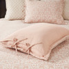 Blush Pink & White Chenille Damask Comforter Set AND Decorative Pillows (Haven-Blush-Comf)