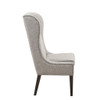 Grey Multi Captains Upholstered Dining Chair Solid Wood (086569411822)