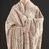 Leopard Oversized Faux Fur Heated Throw Ultra Soft 50x70" (086569634832)