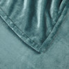 Teal Blue Ultra-Plush Heated Year Round Blanket w/Automatic Shut-off (Plush Heated-Teal-Blanket)