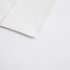 4pc White 400 Thread Count Wrinkle Resistant Cotton Sateen Sheet Set