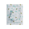 Green & White Cactus Warm Cotton Flannel Sheet Set (Cozy Soft Cotton-Green Cactus-Sheets)