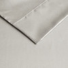 2-Pack Light Grey Silky High-Luster Satin Pillowcases (Satin Pillowcases-Light Grey)