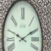 White Wash Vintage Look Wall Clock