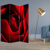 1" x 48" x 72" Multi Color Wood Canvas Rose  Screen