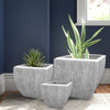 Large Distressed and Ribbed Flower Pot Planter