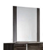 Modern Gray Glossy Wall Mirror