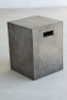 18" Concrete Dining Stool