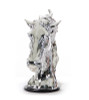 Modern Silver Horse Head Sculpture