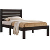 Popular Espresso Full Size Slat Wood Bed