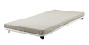 Twin White Metal Rolling Trundle