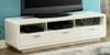 63" X 18" X 18" White Mdf Tv Stand