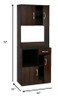 28" X 16" X 70" Espresso Kitchen Cabinet