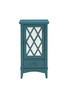 Pop of Color Teal Accent Cabinet