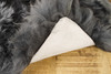 24" x 72" x 2" Gray Double Sheepskin - Area Rug