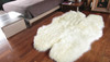 Natural White New Zealand Sheepskin Area Rug