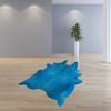 72" x 84" Sky Blue Cowhide - Rug