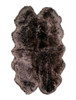 48" x 72" x 2" Chocolate Quattro Sheepskin - Area Rug