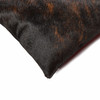 12" x 20" x 5" Chocolate Cowhide  Pillow 2 Pack