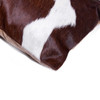 12" x 20" x 5" Salt And Pepper Chocolate And White Cowhide  Pillow 2 Pack