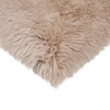 Taupe Natural Sheepskin Seat Chair Cover