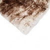 Chocolate Brown Ombre Natural Sheepskin Seat Chair Cover