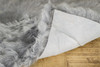 Gray Natural Sheepskin Seat Chair Cover