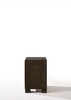 26" X 17" X 25" Espresso Rubber Wood Nightstand