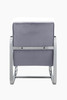 24" X 31" X 34" Grey Accent Chair