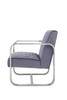 24" X 31" X 34" Grey Accent Chair