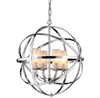 Qadira 4-light Chrome 18-inch Chandelier