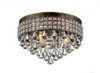 Melly 3-light Antique 16-inch Crystal Chandelier