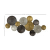 Multi-Metallic Circles Wall Decor