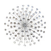 Silver Acrylic Burst Metal Wall Decor