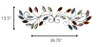 Multi Leaf Metal Scroll Wall Decor