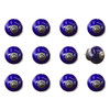 1.5" x 1.5" x 1.5" Navy and Copper  Knobs 12 Pack