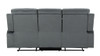 40" Modern Grey Fabric Sofa