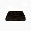 50" x 70" x 2" Black Faux Fur - Throw