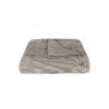 50" x 70" x 2" Oatmeal Faux Fur - Throw