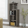 Dark Taupe Bookcase