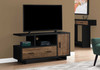 23.75" Particle Board Laminate and MDF TV Stand with Storage