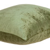 20" x 7" x 20" Transitional Olive Solid Pillow Cover With Poly Insert