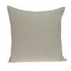20" x 7" x 20" Elegant Transitional Beige Pillow Cover With Poly Insert