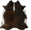 6.5 Ft  Classic Brindled Cowhide Rug