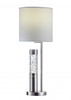 Brushed Nickel Sequin Glass LED Table Lamp