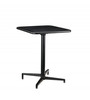 24" X 24" X 30" Black Metal Folding Table