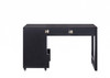 20" X 48" X 30" Black Wood Veneer Desk (Convertible)