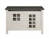 21" X 32" X 21" Weathered White Washed Gray Wood Youth Chest