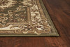 7' x 10'  Polypropylene Greenor Ivory Area Rug